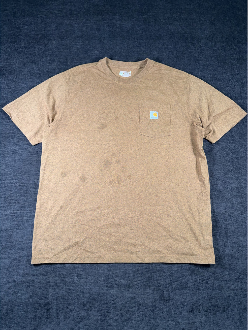 Carhartt Loose Fit XL Brown Pocket T-Shirt